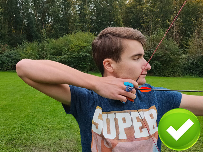 Archery stance and posture form guide with pictures